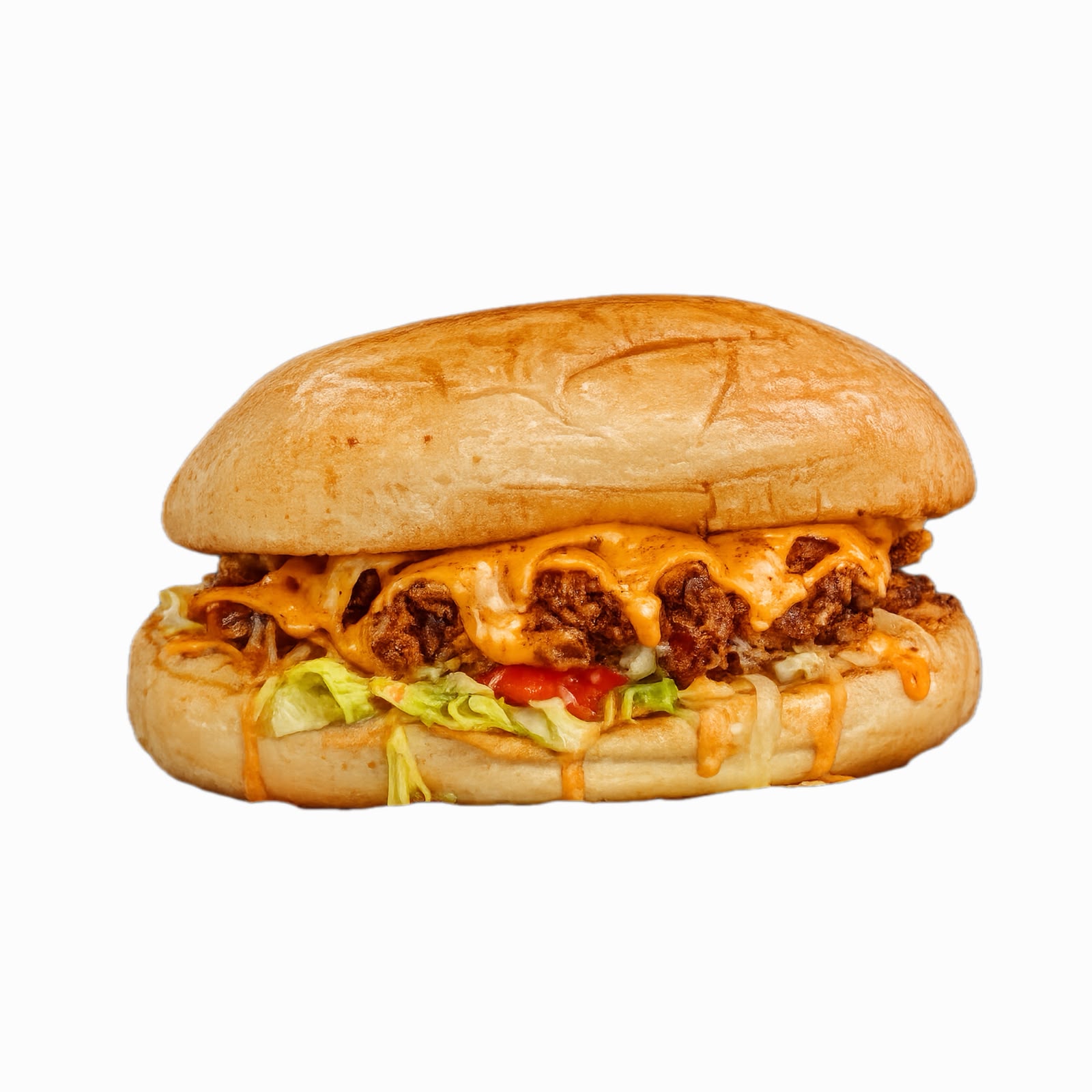 Crispy Messy Chicken Burger