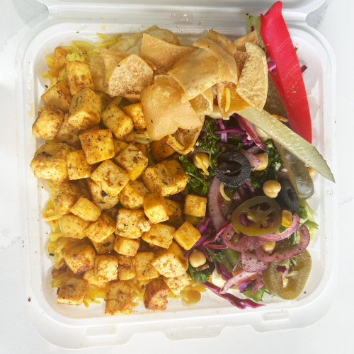 Paneer Shawarma Platter