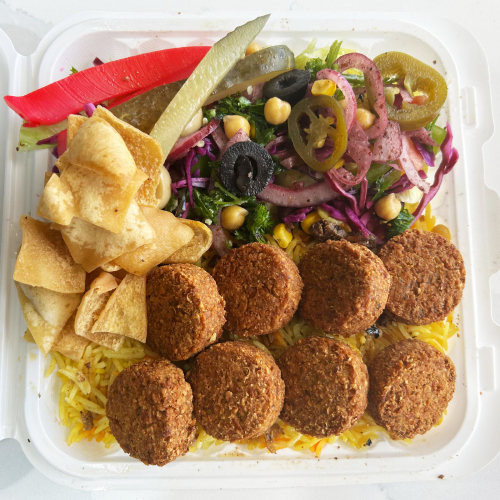 Falafel Shawarma Platter